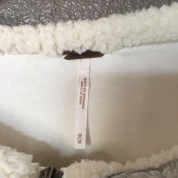 Free People Taurus Plush Color Blocked Jacket - Picture 9 of 10